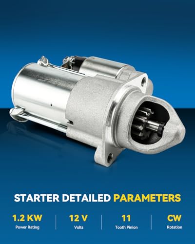 PHILTOP 6975N Starter Compatible with Hyundai Sonata for Kia Optima,1.2KW - size: 6975N