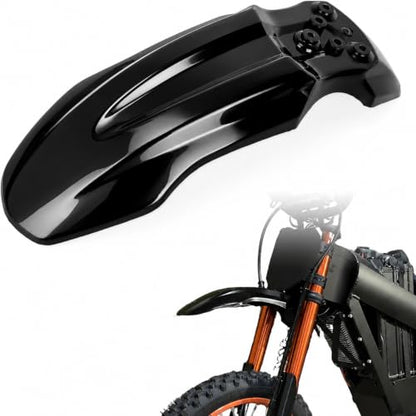 PSLER Front Mud Guard for Tuttio Soleil 01, Yozma IN10 Dirtbikes, Black - color: Black