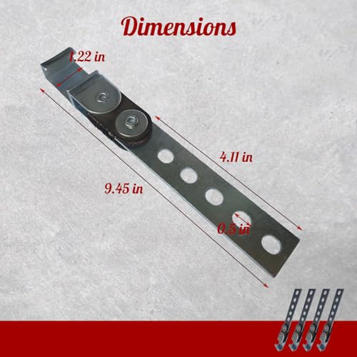 4Pcs Swivel Exhaust Hanger Heavy Duty Universal Muffler Hanger Bracket