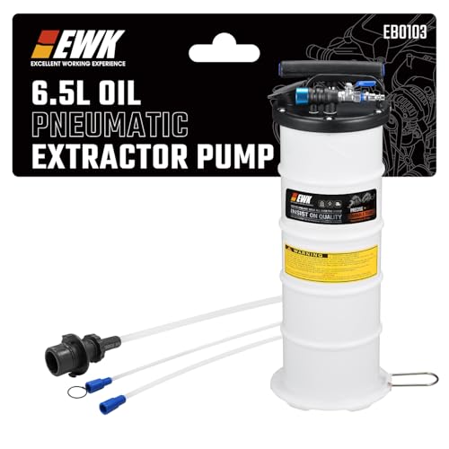 EWK 6.5L Pneumatic/Manual Oil Extractor, Oil Change Pump for Automotive - size: 6.5L