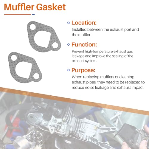 SUNJIKA Gasket Kit for Predator 212cc GX160 GX200 Engine,2 Sets