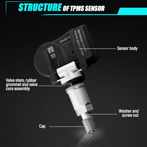 Pre-Programed TPMS Tire Pressure Monitoring System Sensor for:-Jeep Wrangler 2007-2012 Patriot for:-Dodge Caravan for:-Chrysler Aspen Sebring Town & Country 2005-2020 4PCS 315MHz OE# 68078861AA