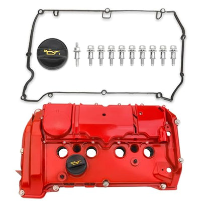 MITZONE N18B16A Aluminum Engine Valve Cover Kit Compatible with Mini Cooper Countryman 2011-2016 OE 11127646552 11127603390 V758239780