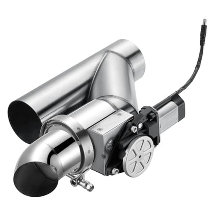 SPELAB Electric Exhaust Cutout 3.0 Inch with Elbow Muffler Exhaust Valve Kit with One Controller Remote Kit - size: 3.0