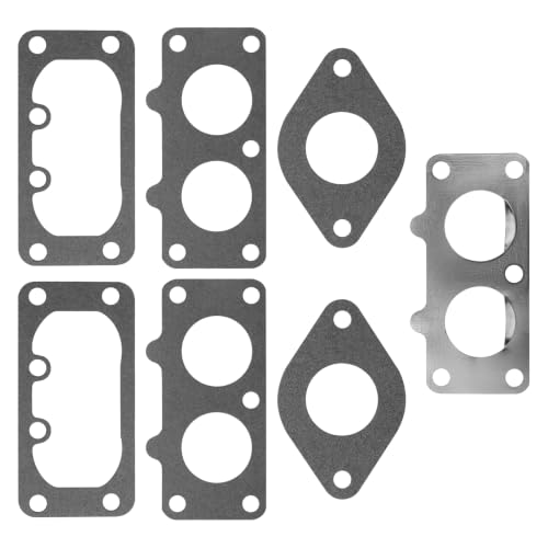 Carburetor Gaskets kit Compatible with Kawasaki 15004-1010 15004-0763 15004-7024 796227 15003-7041 15003-7077 Carburetor Replacement for Kawasaki Some FH641V FH661V 22 HP Engine M1F Carb