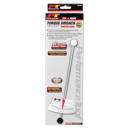 Performance Tool M195 1/4 in. Drive 0-80 in./lb. Beam Torque Wrench - style: 1/4" Dr. Beam Style (0-80 in/lbs)
