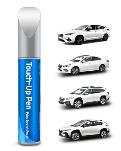 K1X Crystal White Pearl Tricoat Compatible with Subaru Exact Match Touch Up Paint Car Scratch Repair - color: Crystal White Pearl Tricoat(K1X) compatible with Ascent-models/BRZ/Crosstrek/Forester-models/Impreza/Legacy-models/Outback/WRX/XV-Crosstrek
