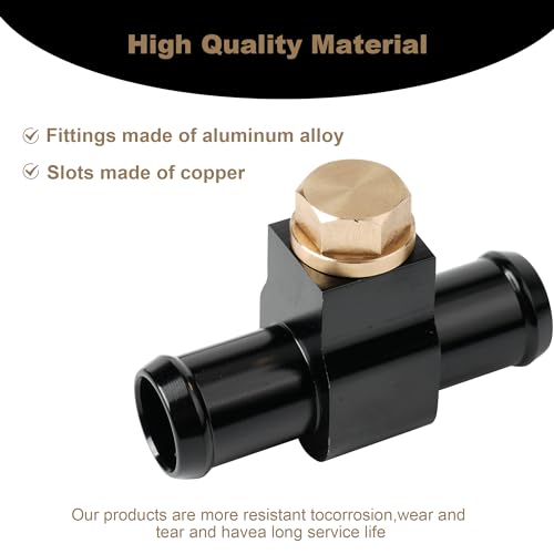 Heater Hose Connector with 2PCS Clamps Replace 92500-AR000 & 92500-JK20A