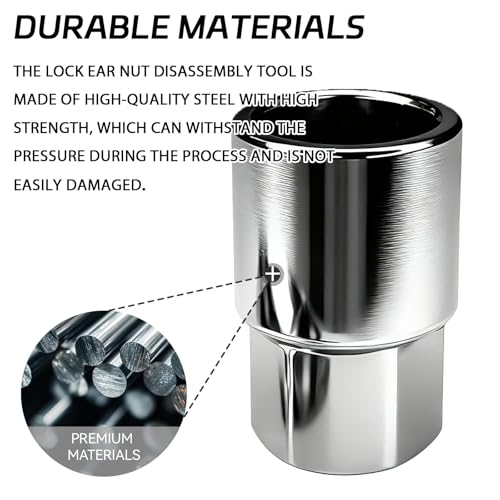 D-Wheel Locking Lug Nut Removal Tool Key for Toyota, Professional Anti-Theft Lock Nut Remover Socket, Lost Wheel Lock Key Replacement for Tacoma, Camry, Corolla, Tundra, Automotive Tools