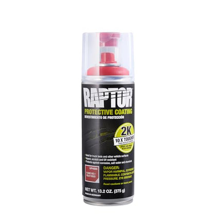 Raptor 2K Bedliner Aerosol, Protective Coating, 13.2 OZ - color: Flame Red