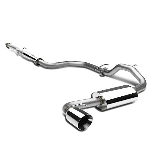 DNA MOTORING CBE-HC88-NRT Stainless Steel Cat Back Exhaust System [Compatible with 88-91 Honda Civic 3-Door Hatchback] - style: 14mm Double Walled