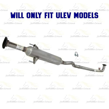 Exhaust Resonator Pipe Compatible for 2002-2006 Toyota Camry 2.4L | Stainless Steel | Northeastern Exhaust | Free Gaskets, Hangers, Clamp, and Bolt Kit Included