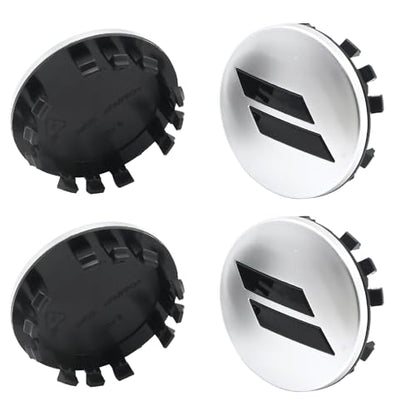 MDEOOSKY 4Pcs 6CZ27DX8AA 63mm 2.5" Wheel Center Cap Covers Replacement for Dodge Charger Challenger Durango Replace 6CZ27RM8AA (Silver) - color: Silver