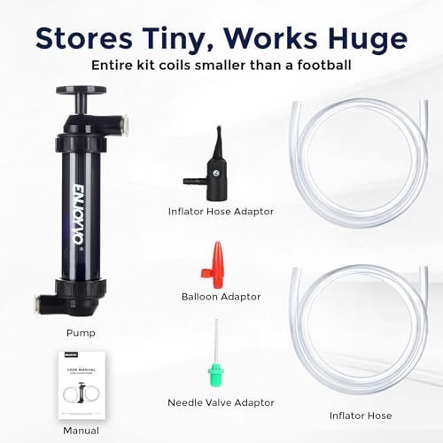3 GPM Manual Siphon Pump for Gas, Diesel, Oil with Air Pump