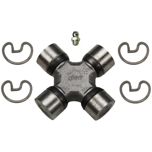 1Pc Front Driveshaft - CV Transfer Case Universal Joint U Joint for Jeep Wrangler 1999-2006 4.0L l6, for Jeep Wrangler 1999 2000 2001 2002 2.5L l4 Replace# 6L2Z4635A, 26015249, 89040339