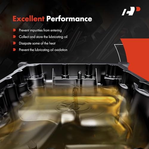 A-Premium Lower 2.5L Engine Oil Pan Sump with Plug, Gasket & Bolts - style: Complete Oil Pan Kit
