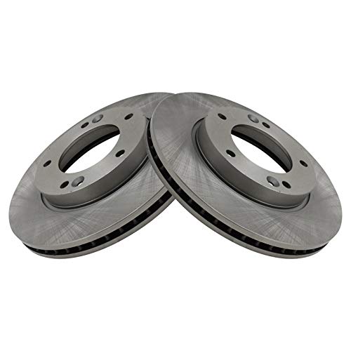 TRQ Front Brake Pad and Rotor Set Ceramic - style: BKA10471