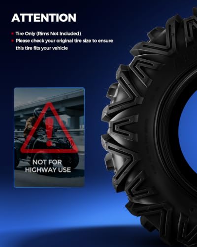 KAX ATV UTV All-Terrain Tires 19x7-8, 4PR, Go Kart Mini Bike Tire, Set 2 - color: Z-129 (2 Pcs）, size: 19x7-8
