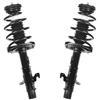 Detroit Axle - 6.2L Front Struts Lower Control Arms for 10-12 Chevy Camaro - size: 4CQ50679/Big Kit