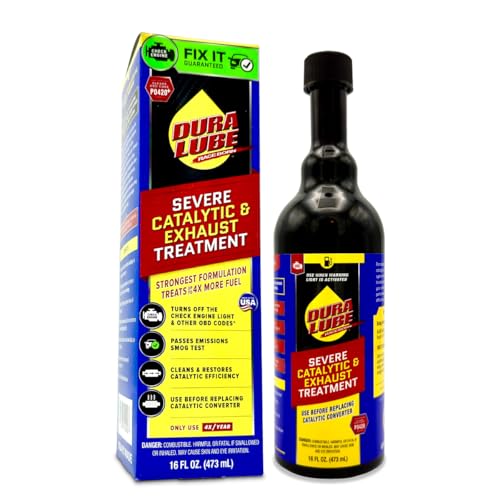 Dura Lube Severe Catalytic and Exhaust Treatment Cleaner Fuel Additive, 16 fl. oz., (PN: HL-402409 PDQ3) - size: 16 Fl Oz (Pack of 1), style: Single