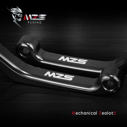 MZS Black Dirt Bike Brake Clutch Levers for RM125 RM250 1996-2003 - color: Black, size: RM125/RM250