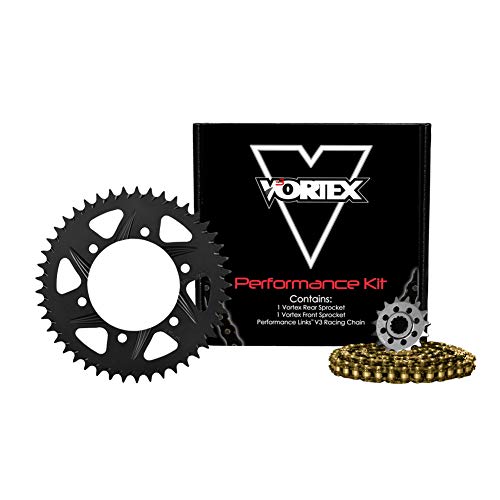 Vortex 3-Ckg6346 Sprocket/Chain Kit Stl/Alu 15/43T Blk Rx3 520-112L Gld