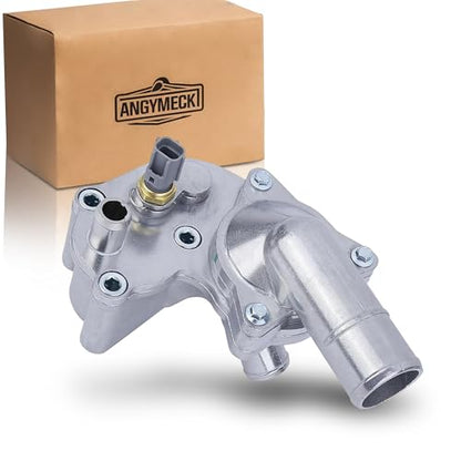 Upgraded Aluminum Thermostat Housing Assembly with Sensor, 1 Hole - size: Mustang 2005-2010, 1 Hole