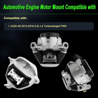 Engine Motor Mount Compatible with A6 12-18 2.0L Turbocharged FWD - size: 2012-2018 A6 2.0L L4