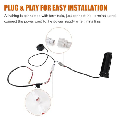 Dirt Bike Light Bar LED 60W 2500LM Motorcycle Headlight Kit Switch Universal for 7/8" Handlebars CRF110 CRF230F CRF250F TTR110 TTR110E 2008-2022 KLX110 KLX140 RM85 RMZ250 YZF450 All Years Pit Bike