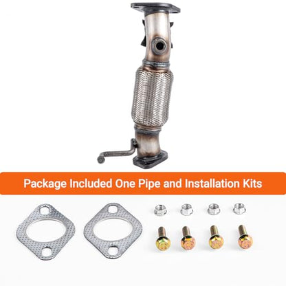 409 Stainless Steel Front Exhaust Flex Pipe for 11-14 Sonata 52547 - size: for 11-14 Sonata 2.4L