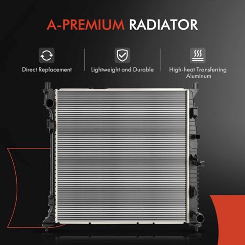 A-Premium Engine Coolant Radiator Assembly Compatible with Mercedes-Benz