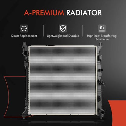 A-Premium Engine Coolant Radiator Assembly Compatible with Mercedes-Benz