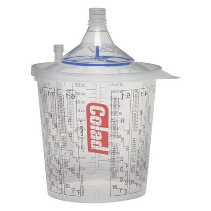 Colad Snap Lid System Automotive Spray Paint Application Kit including Mixing Cup and Lid with Built In Paint Filter 700ml 130 Micron