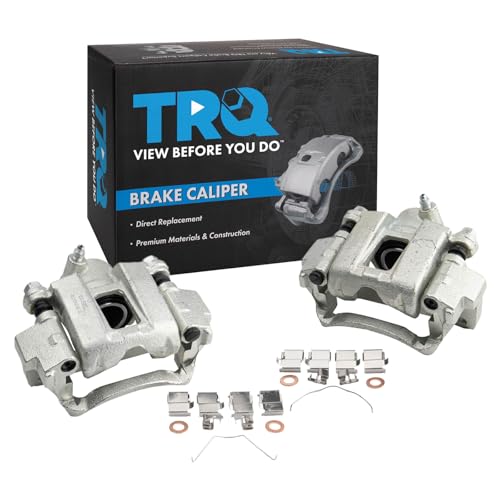 TRQ Rear 2 Piece Brake Caliper Set - style: CLA34791