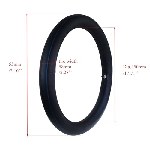 2.50/2.75-18" 80/100-18" 80/90-18" Off Road Dirt Bike Inner Tube - size: 18 Inch