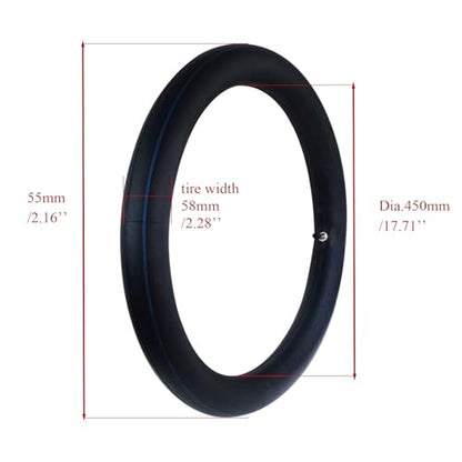2.50/2.75-18" 80/100-18" 80/90-18" Off Road Dirt Bike Inner Tube - size: 18 Inch
