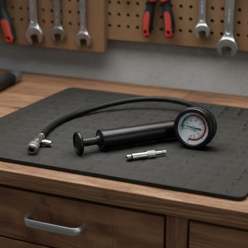 Gearcase Pressure Tester Compact Design Gearbox Pressure Test Kit Quick Disconnect Engine Analytical Tool for Boat Owners, Full Set Gearbox Leak Detector
