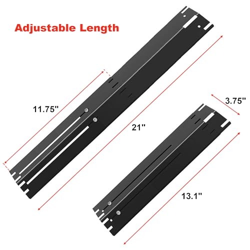 DELSbbq Adjustable Gas Grill Heats Plate Shield Replacement 5-Pack, 13-21" - size: Pack of 5