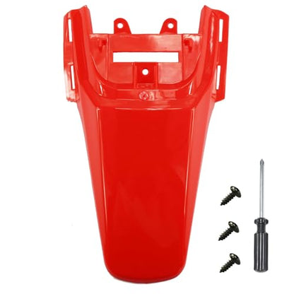 PRO BAT Plastic Rear Tail Mud Guard Fender - style: Red