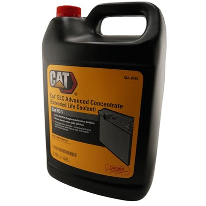 CAT 542-6493 (5426493) ELC Advanced Extended Life Coolant Concentrate – 1 Gallon Bottles (Pack of 2) – Genuine EC-1 Coolant, Dilute with Ion-Free Water, Contains Bittering Agent
