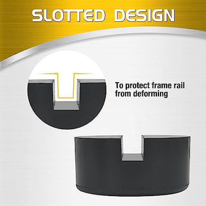TONDA Jack Stand Pads & Pinch Weld Jack Adapters, 4 Piece Set - color: 4 PIECE SET