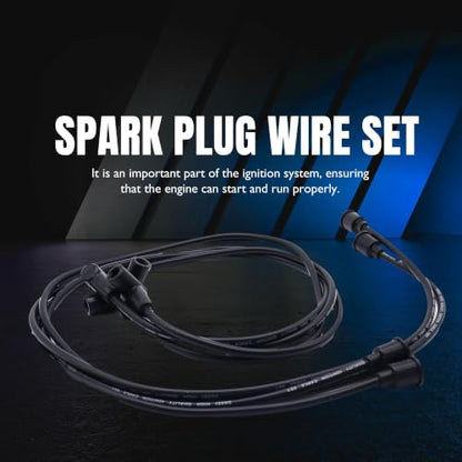 9N12287B 4 Cylinder Spark Plug Wire Set, Front Mount Distributors - style: 9N12259A