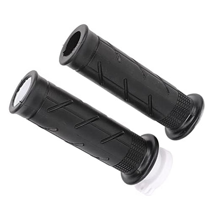 Motorcycle Grips, Rubber Non-Slip Pair Set