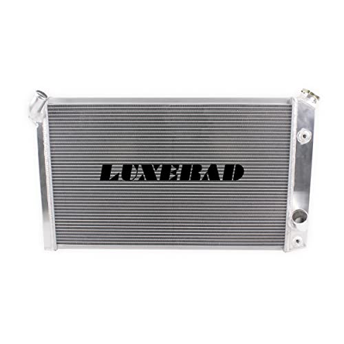 3 Rows Core Performance High Flow Full Aluminum Racing Cooling Radiator For 1973-1976 Chevy Corvette V8 5.7/7.4 - size: 94