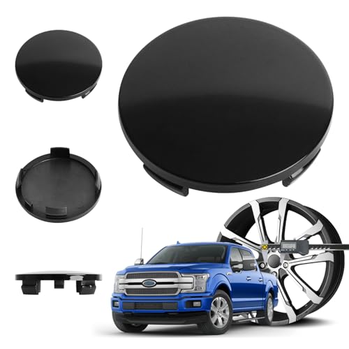 2.4Inch 60MM Wheel Center Caps, Pack of 4 (Matte Black, Outer 60MM, Inner 56MM) - color: Gloss Black, size: Outer 60MM , Inner 56MM
