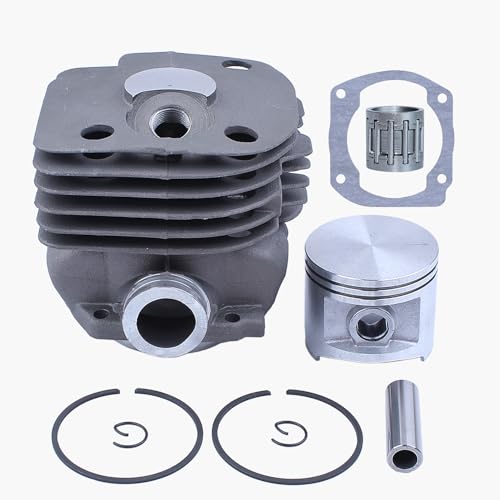 NIKASIL PLATED Cylinder Piston Bearing Gasket 50mm Kit Fit HUSQVARNA 365 371 372 XP 362 Chainsaw 2 Stroke Engine Motor Parts