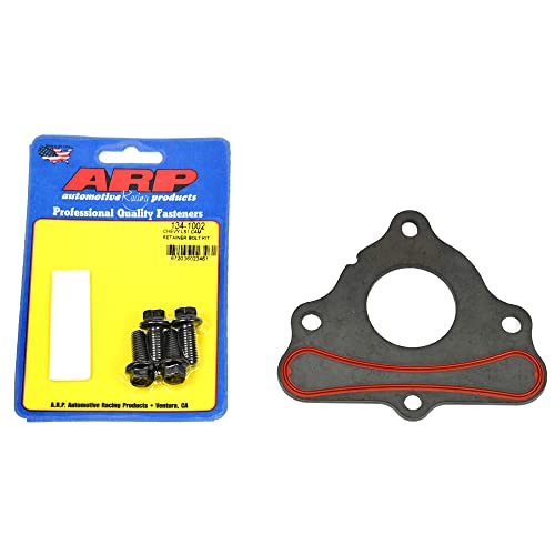 Michigan Motorsports Camshaft Thrust Retainer Plate Kit | Fits Non-VVT LS Engines | 4.8L 5.3L 6.0L 6.2L LS1 LQ4 LQ9 LS2 LS3 | Replaces GM #12589016 | Includes ARP 134-1002 Bolt Kit