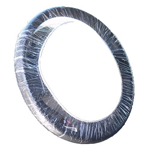 Steering Wheel Protector Clear Plastic Cover Disposable Pack of 100 Universal Automobile Protection