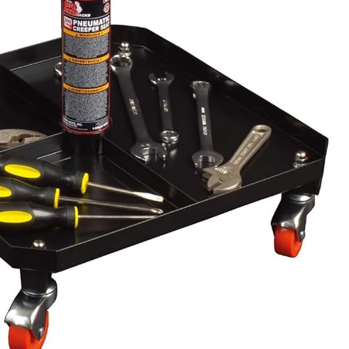 Big RED Pneumatic Rolling Mechanic Stool, Large - style: 6350