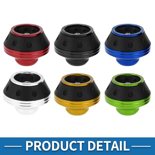 Motorcycle Front Fork Frame Sliders Crash Protector Green 2 Pcs - color: Green